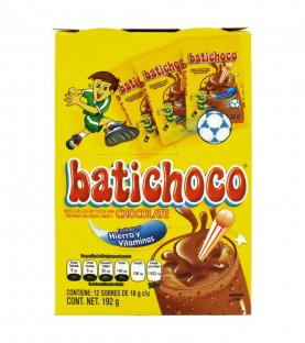 Batichoco - Sabor Chocolate - Display con 12 sobres.