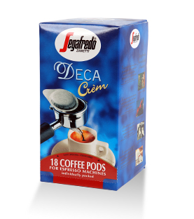 Segafredo - Espresso Decacream Pods - Display 18 sobres