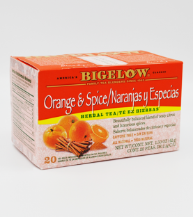Bigelow Naranjas y Especias Té de Hierbas  - 20 sobres.