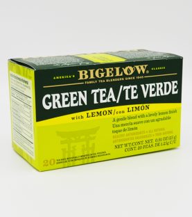 Bigelow Té Verde con Limón - 20 sobres.