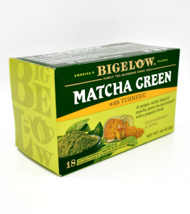 Bigelow Té Verde Matcha con Cúrcuma - 18 Sobres