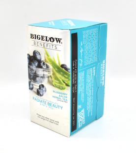 Bigelow Benefits Mora azul & Aloe Vera Té de hierbas - 18 Sobres